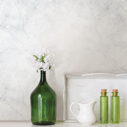NuWallpaper Carrara Marble Peel & Stick Wallpaper